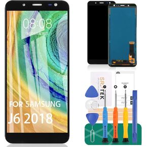 Screen Replacement for Samsung Galaxy J6 2018 / Galaxy On6 J600 J600L J600N J600G/DS J600F/DS 5.6" LCD Display Touch Digitizer Glass Panel Assembly(Not Original AMOLED)
