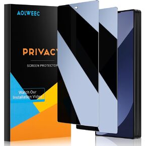 [2 Pack] For Google Pixel 9 Pro XL Privacy Screen Protector, Anti-Spy Case Friendly 9H Hardness Tempered Glass Screen Protector for Google Pixel 9 Pro XL, Anti-Scratch Bubble Free
