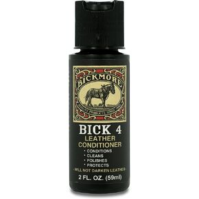 Bickmore Bick 4 Leather Conditioner 32 Fl Oz - Best Since 1882 - Leather Cleaner & Conditioner - Restore Polish & Protect All Smooth Finished Leathers