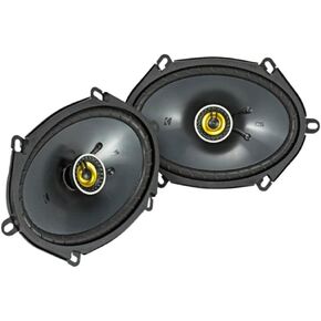 KICKER 46CSC684 CS Series 6"x8" 2-Way Coaxial Car Speakers with 225 Watts Peak