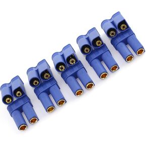 DGZZI 5Pairs EC5 Battery Connector Plugs Male and Female Gold Bullet Banana Plug Sets