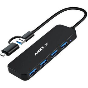 USB C Hub, USB Hub 3.0, USB C Dock, USB C to USB Extender with 4 USB Ports USB C Splitter for MacBook, Mac Pro/Mini, iMac, Ps4, PS5, Surface Pro,Flash Drive, Samsung