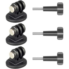 Tripod Mount Adapter for Gopro Hero 12/11/10/9/8/7/6/5/4/3/Session DJI OSMO Action AKASO Camera Tripod Monopod Selfie Stick Mount Adapter with Thumb Screws