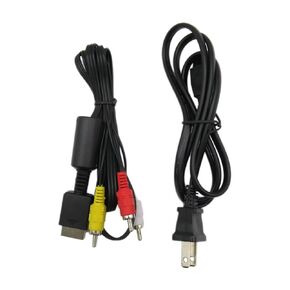 Power Cord and AV Cable for Original Playstation 2 System PS2