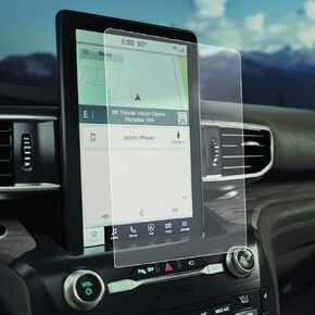 Screen Protector For Ford Explorer 10.1 Inch Touch Screen 2021-2024,Anti Glare Scratch,Shock-Resistant, Navigation Protection Accessories Premium Tempered Glass