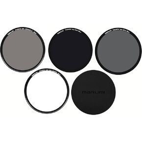 Marumi 82mm Magnetic Slim Advanced Filter ND Set MC Optical Glass Incl CPL, ND16, ND64, Lens Cap, Case & Adapter