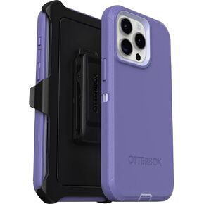 OtterBox iPhone 15 Pro Max (Only) - Defender Series Case - Baby Blue Jeans (Blue) - Screenless - Rugged & Durable - with Port Protection - Holster Clip Includes - Non-Retail Packaging
