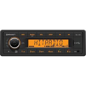 KIOTI CX2510 K9 CAB 21-24 New Model Plug & Play Stereo Radio AM/FM/BT Bluetooth Orange Display