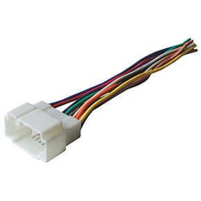 Car Stereo Radio Wire Harness Plug -Made for Honda: 1998-2007 Accord, 1999-2005 Civic, 1999-2006 CR-V, 1999-2007 Odyssey, 2003-2008 Pilot, 2005-2008 Ridgeline + More -No Factory External Amp Vehicles