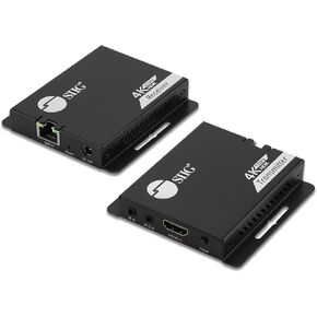 SIIG 4K 120Hz HDMI Extender Over CAT6/7 – Up to 132ft (40M), 4K @120Hz, Dual IR, 32Gbps, HDR10, HDCP 2.3, DSC 1.2a, EDID, Near Zero Latency (CE-H27L11-S1)