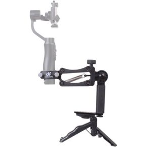 Digitalfoto Spring Loaded Single Grip Anti-Shake Head, Z-Axis Spring Gimbal Handle for Smartphone Action Camera DJI Osmo Pocket