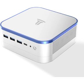 Mini PC Windows 11 pro Professional Powered by N95(up to 3.4GHz) Processor, 16GB DDR4 RAM 512GB M.2 SSD, WiFi6 + Bluetooth5.2, Mini Desktop Computer Support 4K Three Display (Black)