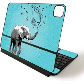 MightySkins Skin for Apple Magic Keyboard for iPad Pro 11-inch (2020) - Sushi | Protective, Durable, and Unique Vinyl Decal wrap Cover (APIPSK1120-Slow Sloth)