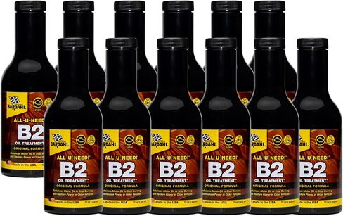21208 B2 Oil Treatment Additive - Motor Oil Enhancement to Prevent Oil Burning and Restore Older, High Mileage Engines - 12 fl. oz. (Pack of 1) in Saudi Arabia