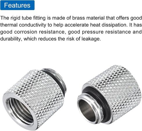 MECCANIXITY Male to Female Extender Fitting G1/4 x 20mm for Water Cooling System Silver Tone 6pcs in Saudi Arabia