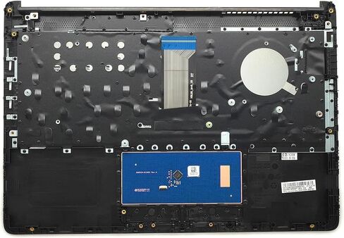 استبدال مسند اليد العلوي الجديد لجهاز HP Pavilion 14-CF 14-DF 14-DK سلسلة الكمبيوتر المحمول غير الخلفية مجموعة لوحة المفاتيح تخطيط الولايات المتحدة L24818-001 in Saudi Arabia