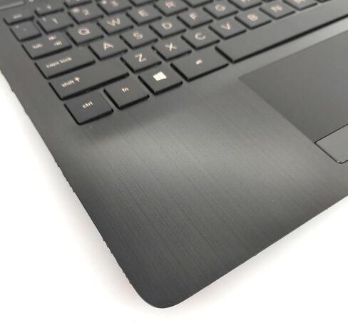 استبدال مسند اليد العلوي الجديد لجهاز HP Pavilion 14-CF 14-DF 14-DK سلسلة الكمبيوتر المحمول غير الخلفية مجموعة لوحة المفاتيح تخطيط الولايات المتحدة L24818-001 in Saudi Arabia