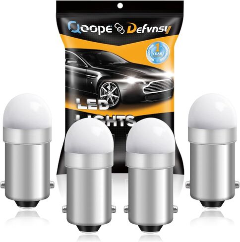 Qoope BA9S LED Bulb 1893 3893 1847 T11 756 LED Bulbs White 6V AC/DC Non-Polarity for Car Interior Lights, Pinball Machine Games Machine Toy Light Bulbs, Pack of 10 in Saudi Arabia