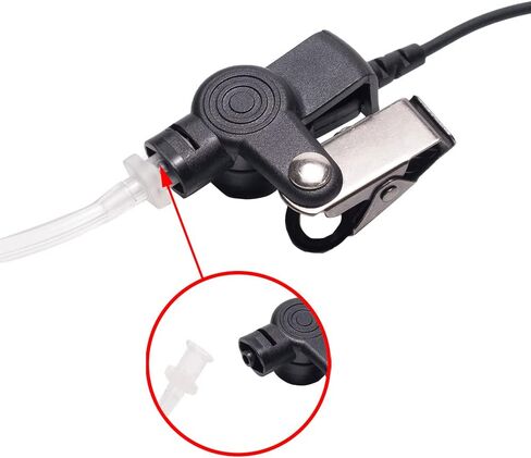 سماعة أذن لموتورولا APX راديو سماعة أذن صوتية بأنبوب مع ميكروفون PTT لـ XPR 6550 7550 APX4000 APX7000 XPR7580 XPR7580e XPR7350e 6580 6350 لاسلكي تخاطب راديو ثنائي الاتجاه in Kuwait