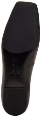 حذاء باليه مسطح للنساء من Alfani Neptoon مصنوع من الجلد الصناعي بمقدمة مربعة أسود 9 متوسط ​​(B,M) in Kuwait