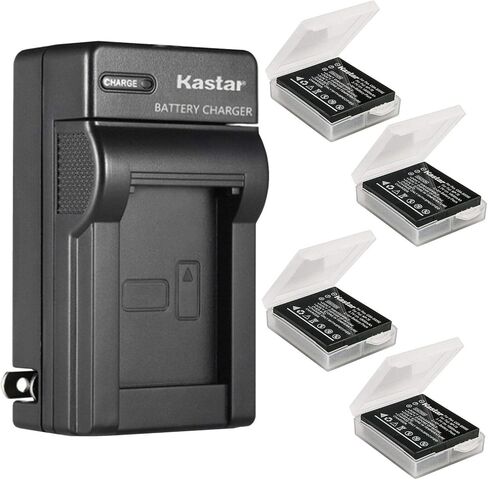 Kastar 2-Pack CGA-S005 Battery and AC Wall Charger Replacement for Panasonic Lumix DMC-FX Series in Kuwait