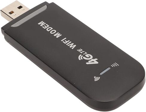 Network Router, 4G LTE USB Router, 2.4G Modem, Pocket Mobile Hotspot Support up to 150Mbps Speed, Up to 10 Users in Saudi Arabia
