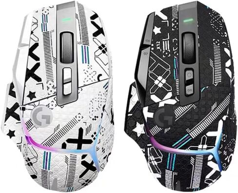 Mouse Anti-Slip Grip Tape Full Skin Cover Compatible with Logitech G502 x Gaming Mouse (G502 X White) in Saudi Arabia
