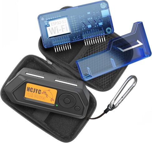 حافظة حماية 4 في 1 لجهاز Flipper Zero ولوحة تطوير Wi-Fi V1 ESP32-S2، مجموعة غطاء ملحقات للوحة Flipper Zero WiFi Dev - أسود وأزرق in Kuwait