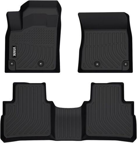 Floor Mats Fit for Nissan Rogue 2021 2022 2023 2024 (No Sport Models), Car Mats All Weather Custom Floor Liners Full Set, TPE Car Accessories NOT Fit Rogue Sport Odorless Non-Slip in Kuwait