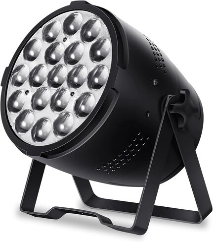 مصابيح LED مقاومة للماء، IP65 إضاءة مقاومة للماء، 18 × 18 وات RGBW أضواء مسرح عالية الطاقة مع تحكم DMX في الصوت المنشط DJ Light لحفلات الزفاف الخارجية DJ عرض حي in Kuwait
