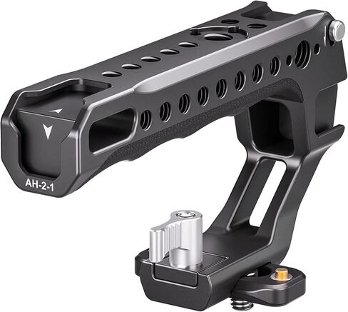 Leofoto AH-2 Camera Top Handle, ARRI Side Locating Sockets, Cold Shoe Mount, Multiple 1/4"-20 Accessory Sockets, Three Option Available (AH-2-2-ARRI) in Saudi Arabia
