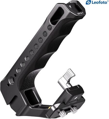 Leofoto AH-2 Camera Top Handle, ARRI Side Locating Sockets, Cold Shoe Mount, Multiple 1/4"-20 Accessory Sockets, Three Option Available (AH-2-2-ARRI) in Saudi Arabia