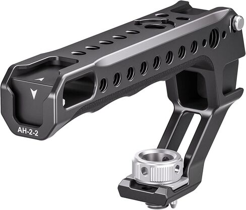 Leofoto AH-2 Camera Top Handle, ARRI Side Locating Sockets, Cold Shoe Mount, Multiple 1/4"-20 Accessory Sockets, Three Option Available (AH-2-2-ARRI) in Saudi Arabia