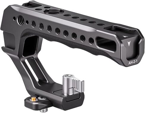 Leofoto AH-2 Camera Top Handle, ARRI Side Locating Sockets, Cold Shoe Mount, Multiple 1/4"-20 Accessory Sockets, Three Option Available (AH-2-2-ARRI) in Saudi Arabia