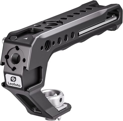 Leofoto AH-2 Camera Top Handle, ARRI Side Locating Sockets, Cold Shoe Mount, Multiple 1/4"-20 Accessory Sockets, Three Option Available (AH-2-2-ARRI) in Saudi Arabia