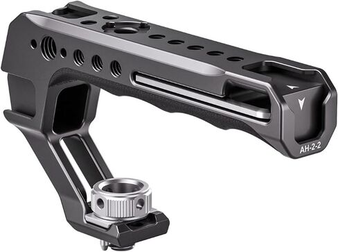 Leofoto AH-2 Camera Top Handle, ARRI Side Locating Sockets, Cold Shoe Mount, Multiple 1/4"-20 Accessory Sockets, Three Option Available (AH-2-2-ARRI) in Saudi Arabia