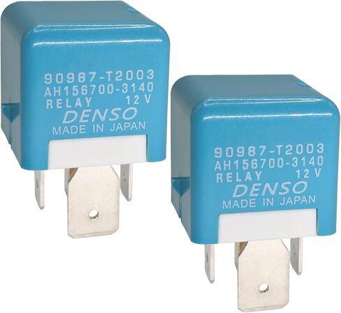 Relay 90987-T2003, 5 Pins 12V Relay 90080-87025 Replacement - Compatible for Select Avalon Corolla Matrix Sienna Sequoia Highlander Tundra Vehicles in Saudi Arabia