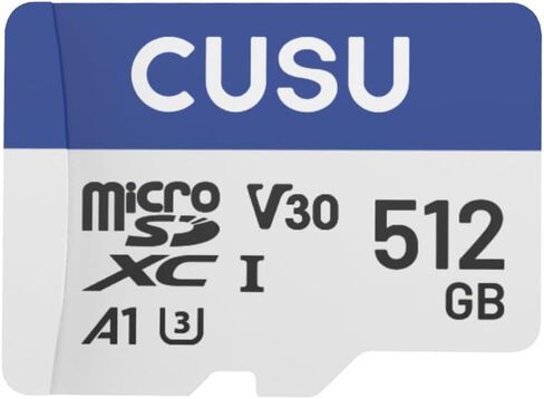 CUSU M30 128GB Micro SDXC Memory Card, Read Speed up to 95 MB/s, A1, UHS-I, Class 10, U3, V30 in Saudi Arabia