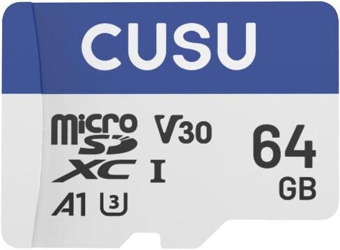 CUSU M30 128GB Micro SDXC Memory Card, Read Speed up to 95 MB/s, A1, UHS-I, Class 10, U3, V30 in Saudi Arabia