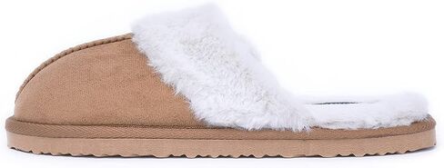 Millffy Nordic Style Faux Fur Trim Rabbit fur Hair Women's Suede Slippers Memory Foam comfy Indoor eva Slipper in Saudi Arabia