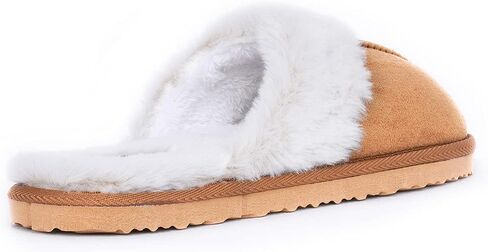 Millffy Nordic Style Faux Fur Trim Rabbit fur Hair Women's Suede Slippers Memory Foam comfy Indoor eva Slipper in Saudi Arabia