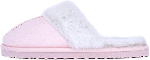 Millffy Nordic Style Faux Fur Trim Rabbit fur Hair Women's Suede Slippers Memory Foam comfy Indoor eva Slipper in Saudi Arabia