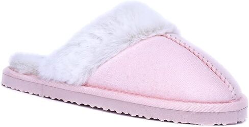 Millffy Nordic Style Faux Fur Trim Rabbit fur Hair Women's Suede Slippers Memory Foam comfy Indoor eva Slipper in Saudi Arabia