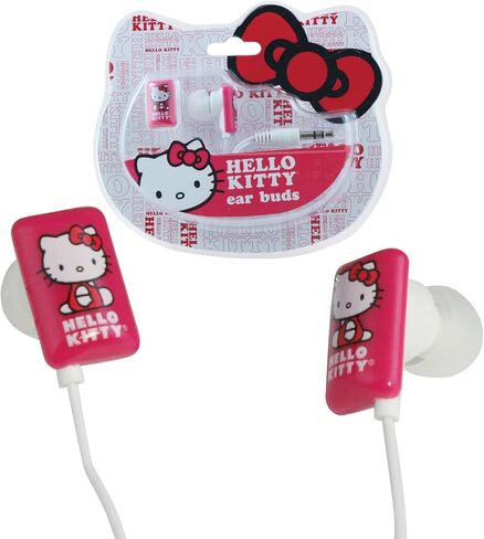 Hello Kitty Earbuds - White/Pink (11409-HK) in Kuwait