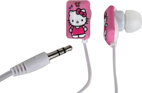 Hello Kitty Earbuds - White/Pink (11409-HK) in Kuwait