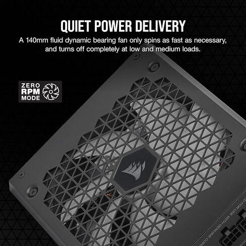 CORSAIR HX1200i مزود طاقة ATX وحدات كاملة منخفضة الضوضاء - متوافق مع ATX 3.0 وPCIe 5.0 - مروحة تحمل ديناميكية سائلة - متوافق مع برنامج CORSAIR iCUE - كفاءة 80 Plus البلاتينية - أسود in Saudi Arabia