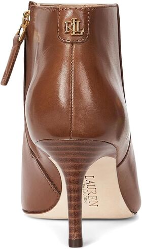 Lauren Ralph Lauren Women's Lizie Burnished Leather Bootie in Saudi Arabia