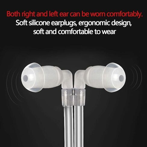 ABBREE Original 2-Pin Detachable Headset Air Acoustic Tube Two Way Radio Earpiece for Baofeng UV-5R BF-888S BF-F8HP 5RM UV-21R UV-5G Plus GM-5RH K5PLUS AR-152 Walkie Talkie (10 Pack) in Kuwait