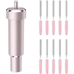 شفرة رفيعة ممتازة، شفرة قطع بديلة لـ Cricut Explore Air 2/Air/One/Maker 3 / صانع، يمكن أن تقطع الفينيل اللامع/البطاقات/الجلود الاصطناعية/الإسفنج اللاصق/ورق الكرافت إلخ. (وردي)