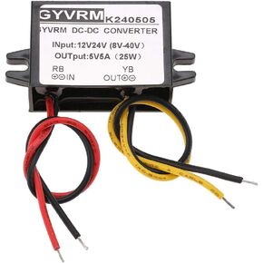 Buck Converter 12V/24V to 5V 5A DC to DC Buck Converter Step-Down Volt Module Board Power Supply Transformer